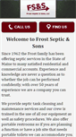 Mobile Screenshot of frostseptic.com